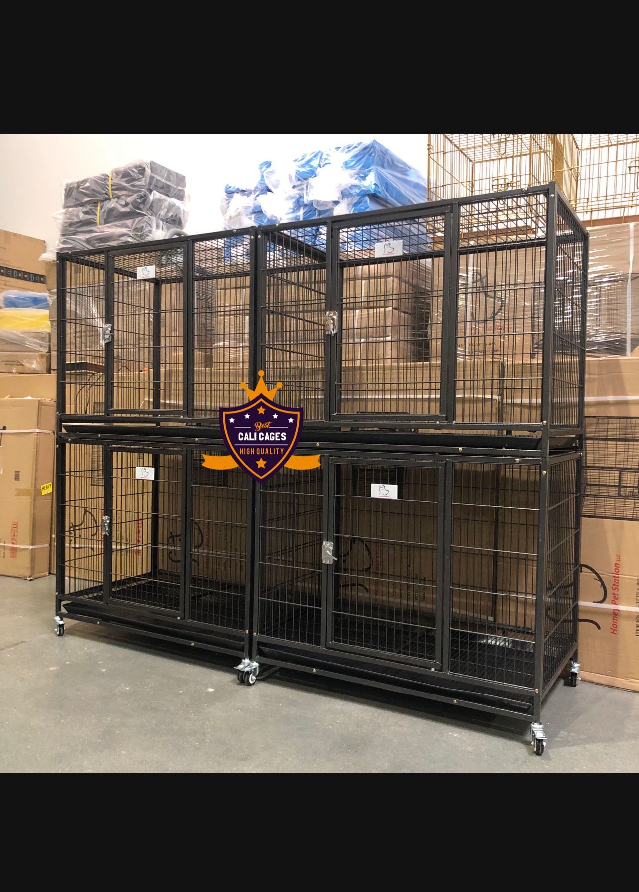 Dog Pet Cage Kennel Size 37” Medium Set Of 4 New In Box 📦