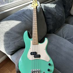 Yamaha Seafoam Green Bass Guitar – Project Build – Solid Neck – Fix & Flip