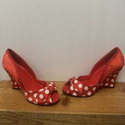 Red Polka Dot heels