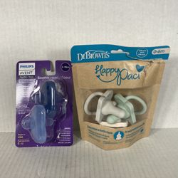 NEW Philips Avent Heart HappyPaci Pacifier Sucker 5 Ct Mix Pack OPEN BOX UNUSED