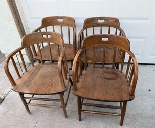 FREE (4) Solid wood chairs