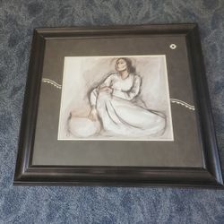 R. C. Gorman "Woman With Bowl" w/sku#