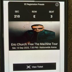 Eric Church Concert Tickets - Columbus, OH 9/13/25