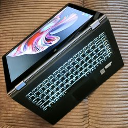 Touchscreen 2 In 1 Laptop/Tablet Intel Core i7 CPU 8GB RAM 256GB SSD 3200x1800 QHD LCD Webcam HDMI Wi-Fi & Bluetooth Wireless Windows 11