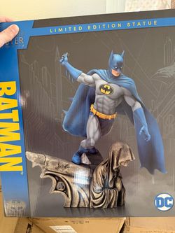 Batman action figure statue