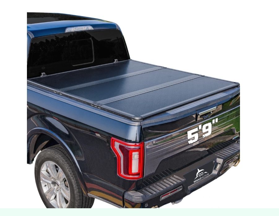 Hard Folding Truck Bed Tonneau (2007-2025) 5.8 FT Short Box(NO CarbonPro Bed), Tri Fold Style