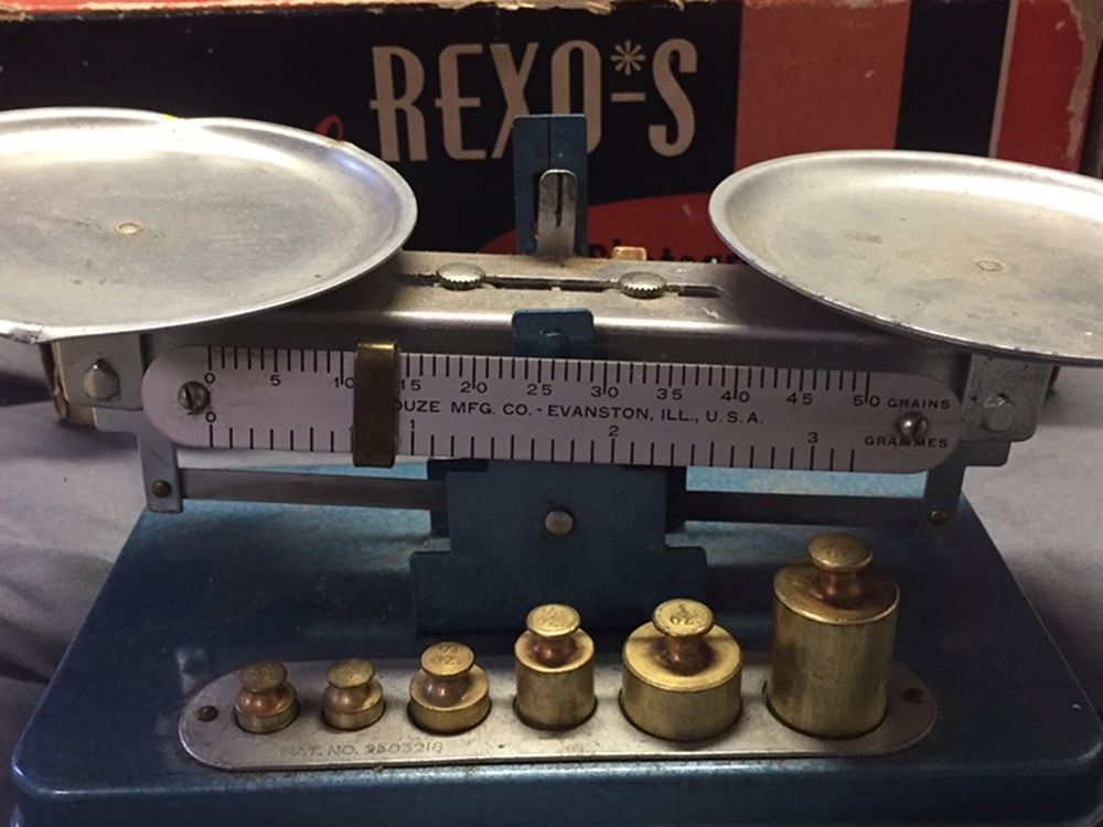 Old Vtg Pelouze Rexo-s Photographic Laboratory Scale