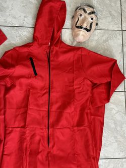 Brand New Money Heist Costume Size L Adult