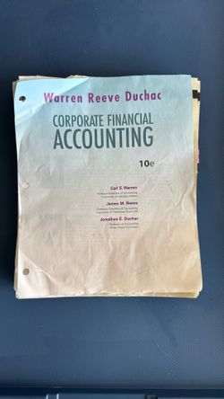 Corporate Financial Accounting 10e loose-leaf