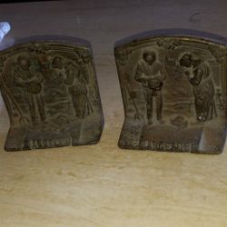 Vintage Cast Iron Book Ends