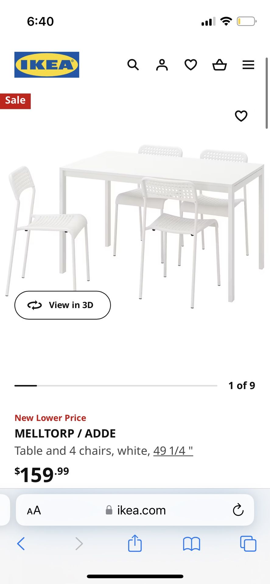 Ikea melltorp online adde