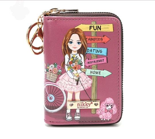 $25 Brand New Nikky By Nicole The NIKKY TWINS Zip-Around Wallet