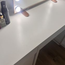 Ikea desk (Mirror not included)