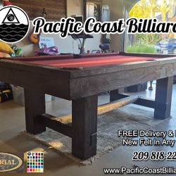 7ft Imperial Pool Table (FREE Install + New Felt Any Color)