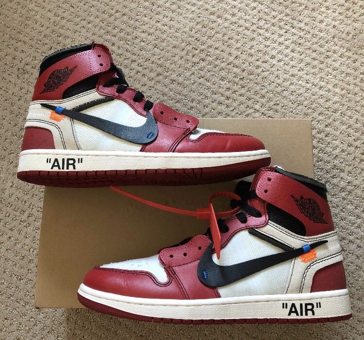 OffWhite are jordan Chicago 1