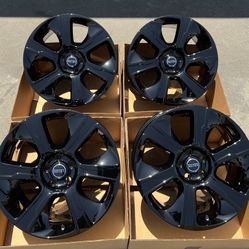 21” Range Rover OEM Wheels Gloss Black