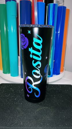 Custom Tumblers and Wine Glass