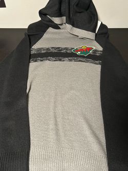 Minnesota wild team sweater.