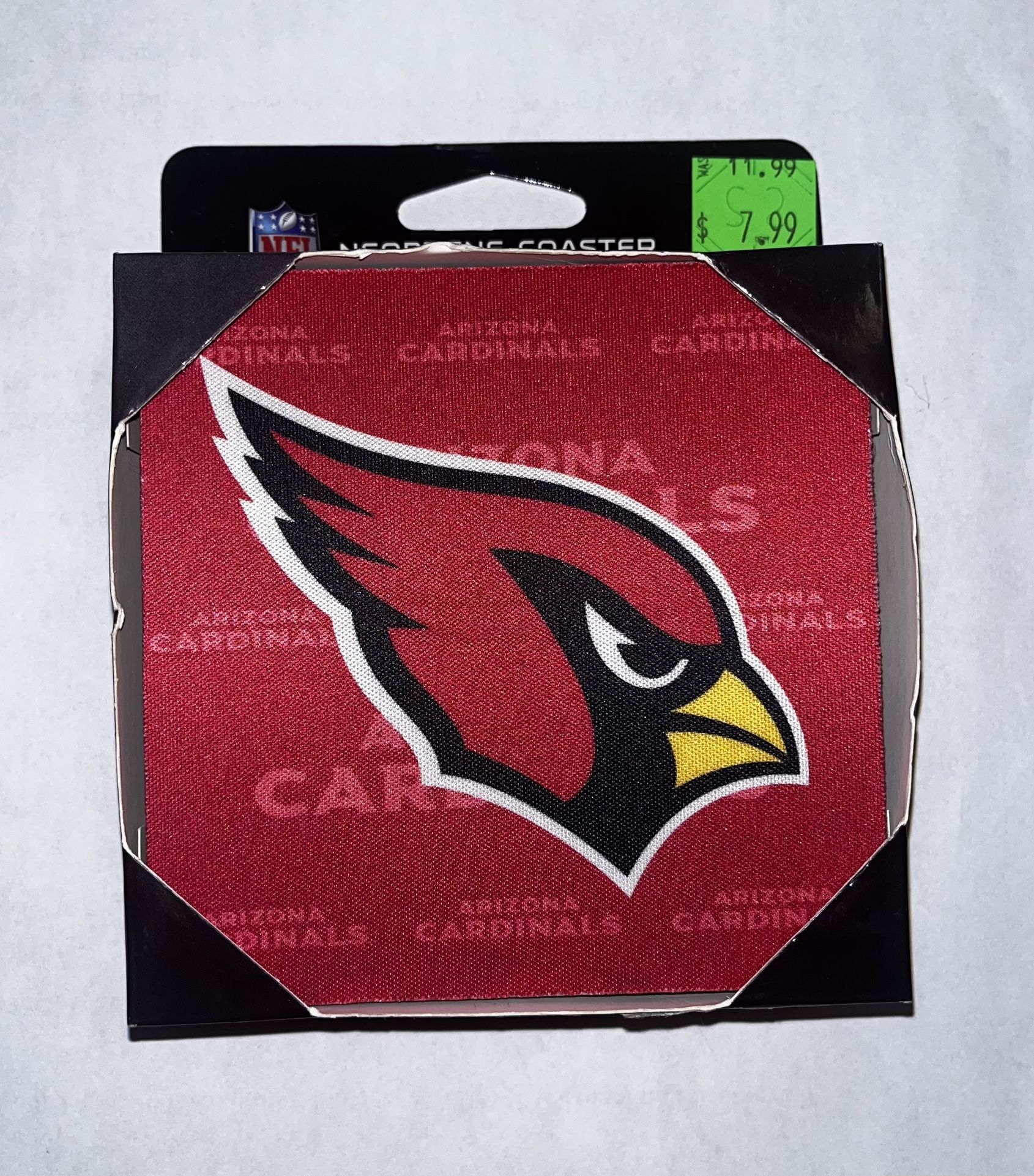 Arizona Cardinals NFL Coaster Set 4-Pack Neoprene NOS