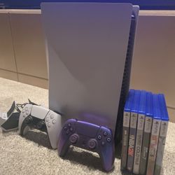 PS5  + 2 Controllers + Games