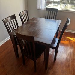Dining Table and 5 Chairs