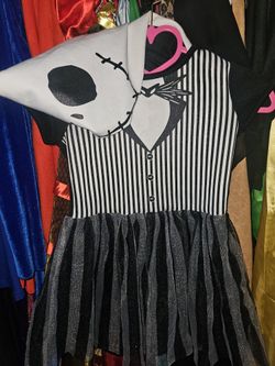 Kids Jack And Sally Dresses  8Each