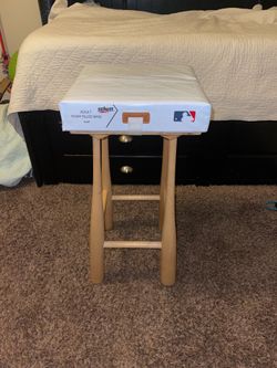 Wooden Baseball Bat Stool