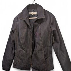 New With Tags Hand Made Denim Ladies Jacket 