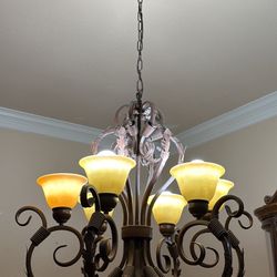 Elegant Iron Chandelier