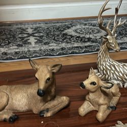 Deer 🦌 Figurine. All 3 For $50