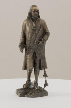 11" Benjamin Franklin Statue