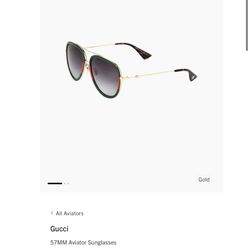Gucci Aviator Sunglasses 