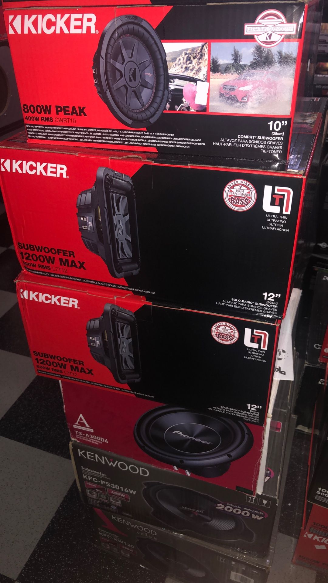 Kicker L7t12 On Sale Today For 269.99 