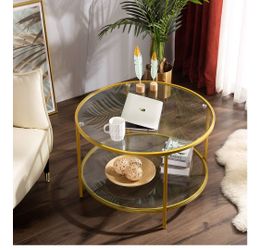 Round coffee table