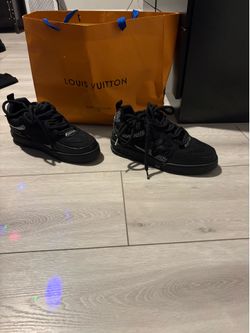 Lv trainer rhinestone shoes