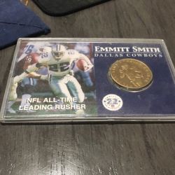 Emmitt Smith mint coin collection