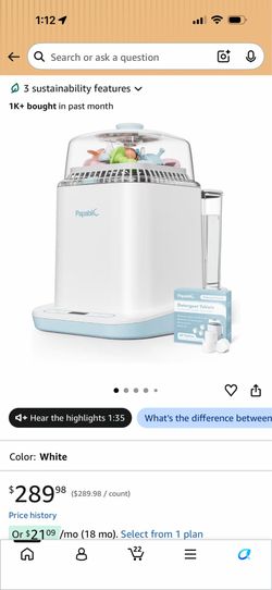 Papablic baby bottle washer dryer and sterilizer