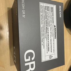 RICOH GR IV F2.8 25.7MP with Hybrid AF 5 Axis Sensor Compact Digital Camera