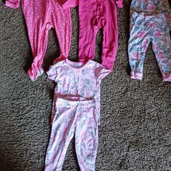 Baby Girls 18 Month Pajamas 