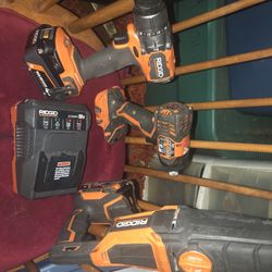 Ridgid Power Tool Set