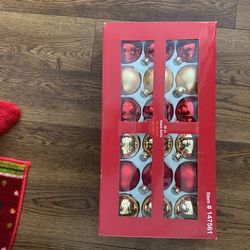 New 36ct Glass Balls Ornaments