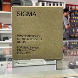 Sigma 16-300mm F3.5-6.7 Lens For Sony