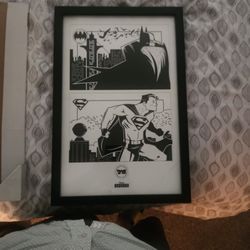 Batmab/ Superman Print