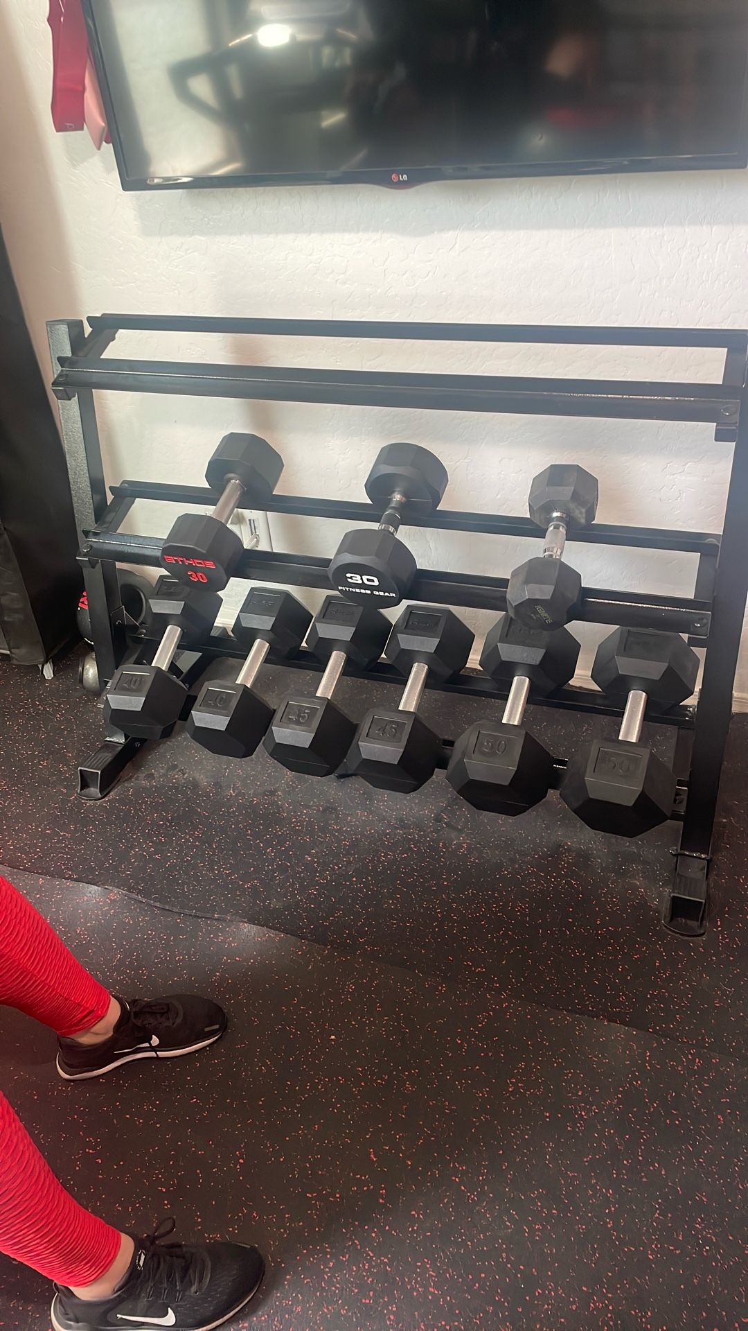 Barbels, 240 Lbs Of Weights With Rack, Make Offer