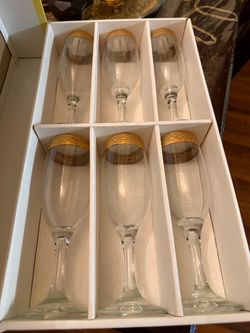 Drinking Glasses & Stemware - Six Boxed