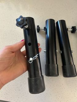 Folding table leg extenders 4 pack