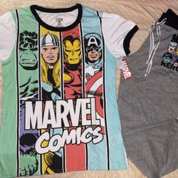 Womens Pijama Set Marvel Comics 