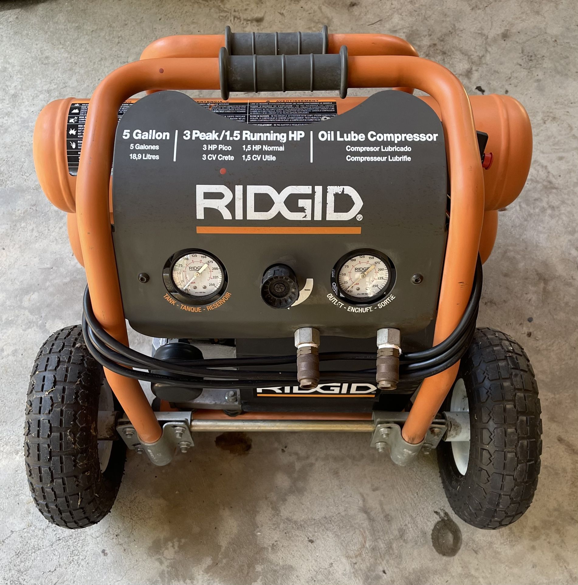 Portable Electric Oil Lube Air Compressor