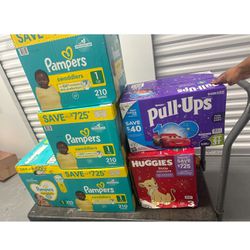 Pampers , ALL New Unopened Boxes 1for40  & 4 For 135
