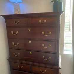 Solid Wood Tall Dresser / Bureau Pennsylvania House